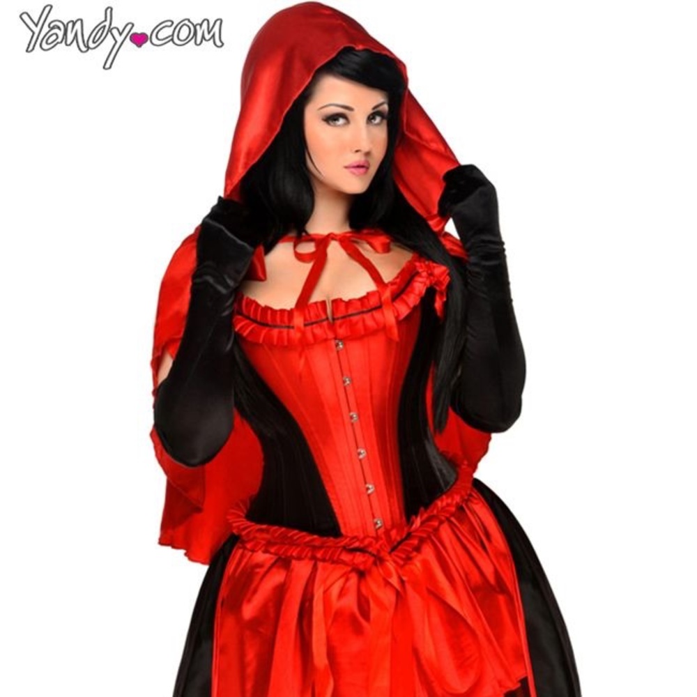 Plus size red riding hood costume